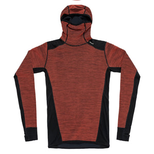 DEVOLD REVERSO Merino Hoodie Brick 