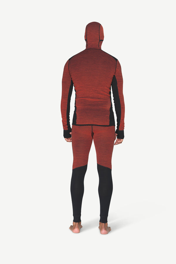 DEVOLD REVERSO Merino Hoodie Brick 
