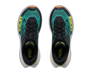 Hoka MAFATE X Black Electic Aqua 