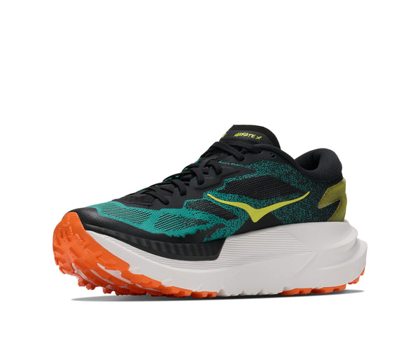 Hoka MAFATE X Black Electic Aqua 