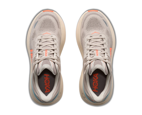 Hoka Womens' BONDI 9 River Rock Grey Mineral 