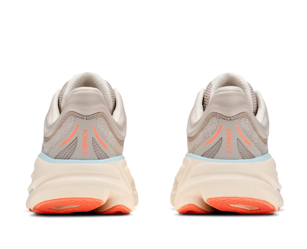 Hoka Womens' BONDI 9 River Rock Grey Mineral 