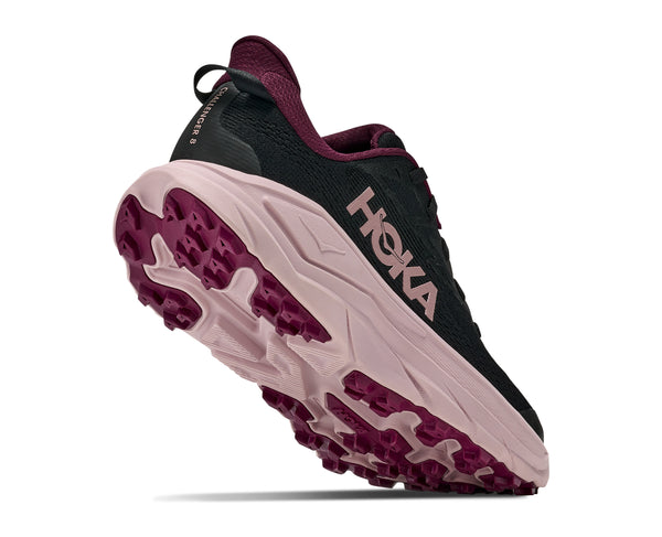 Hoka Womens' CHALLENGER 8 Black Pink Opal 