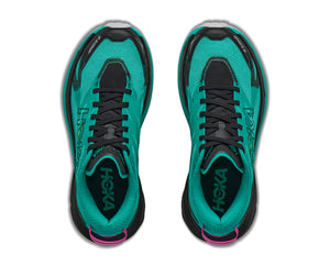 Hoka Womens' MAFATE 5 Black Electric Aqua 