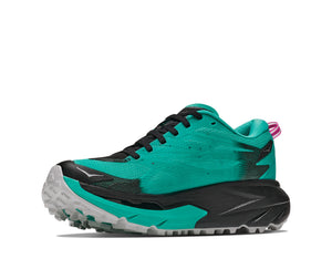 Hoka Womens' MAFATE 5 Black Electric Aqua 