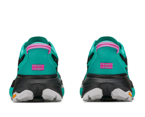 Hoka Womens' MAFATE 5 Black Electric Aqua 
