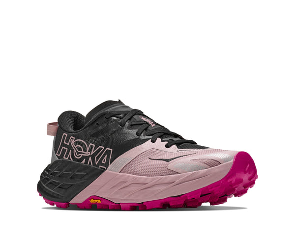 Hoka Womens' SPEEDGOAT 7 Black Pink Opal 