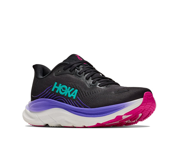 Hoka Womens' CLIFTON 11 Black Neon Nebula 