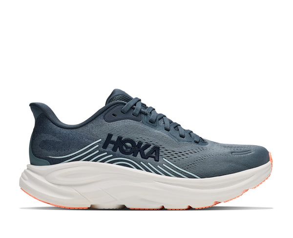 Hoka Womens' CLIFTON 11 Faded Navy Glimming Blue 