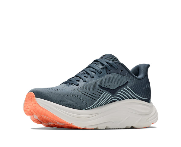 Hoka Womens' CLIFTON 11 Faded Navy Glimming Blue 