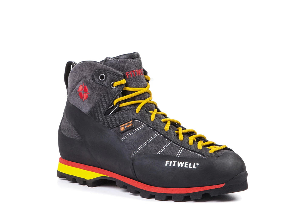 Fitwell Scarpone BIG WALL Antracite Giallo 
