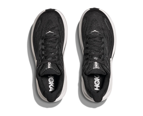 Hoka CLIFTON 10 WIDE Black/White 