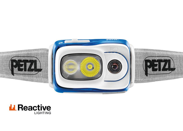 Petzl Lampada SWIFT RL 900 Lumen Blu 
