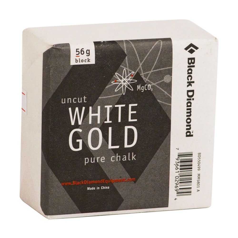 Black Diamond Solid White Gold 56 g Chalkblock 
