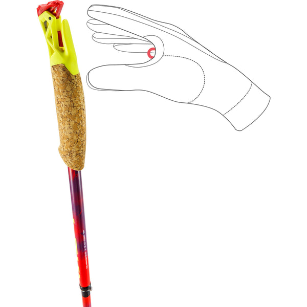 Leki Bastoncini ULTRATRAIL FX.One SL bright red 