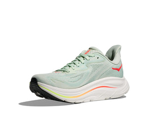 Hoka CLIFTON 10 W Sea Glass/Neon Flame 