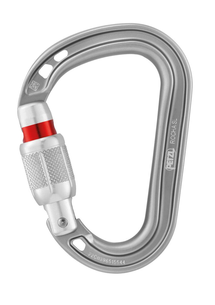 Petzl ROCHA Gray Moschettone a pera 