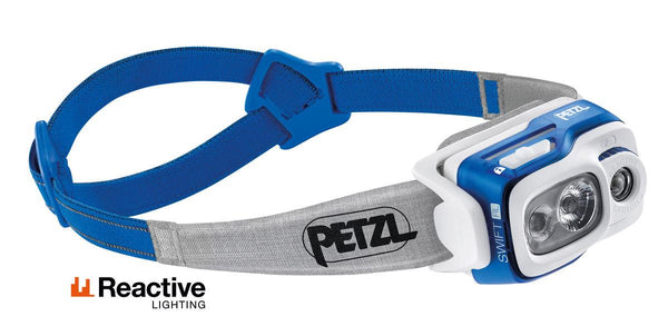 Petzl Lampada SWIFT RL 900 Lumen Blu 