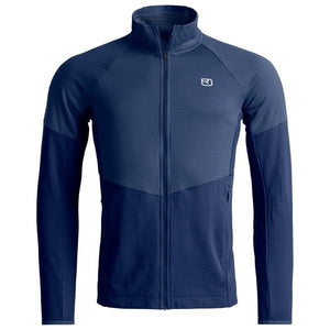Ortovox FLEECE Light Grid Jacket Deep Ocean 