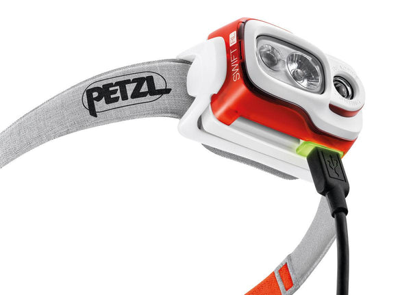 Petzl Lampada SWIFT RL 900 Lumen Arancio 