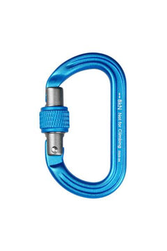 LACD BINER OVAL SCREW 60MM Blue 