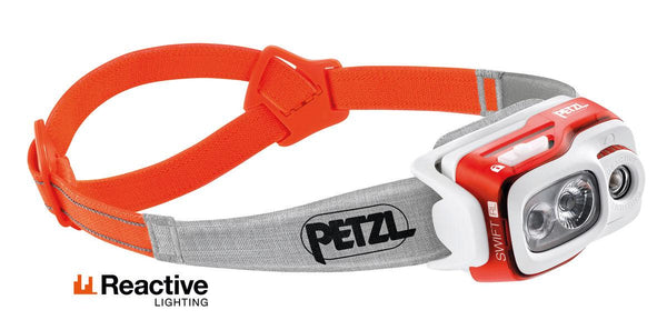 Petzl Lampada SWIFT RL 900 Lumen Arancio 
