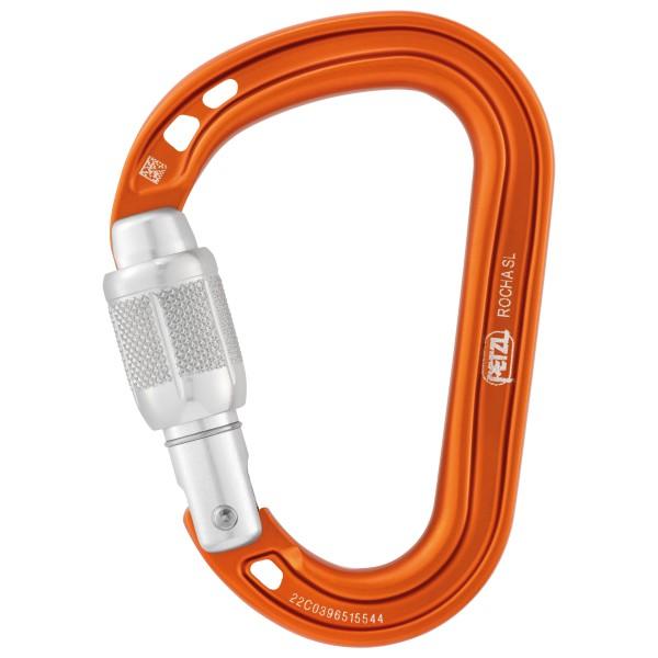 Petzl ROCHA Orange Moschettone a pera 