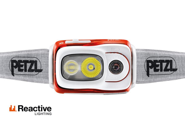 Petzl Lampada SWIFT RL 900 Lumen Arancio 