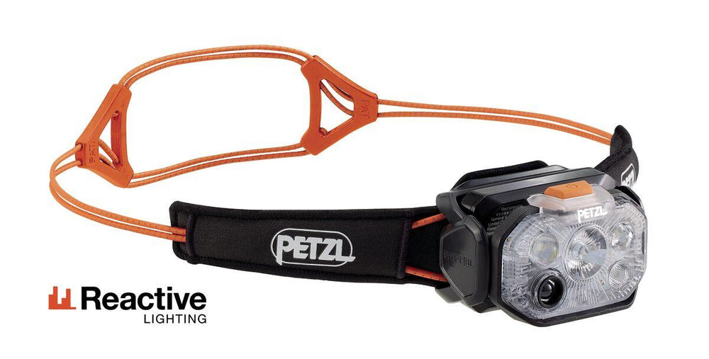 Petzl Lampada SWIFT RL 1200 lumen Black Orange [NEW] 