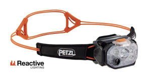 Petzl Lampada SWIFT RL 1200 lumen Black Orange [NEW] 