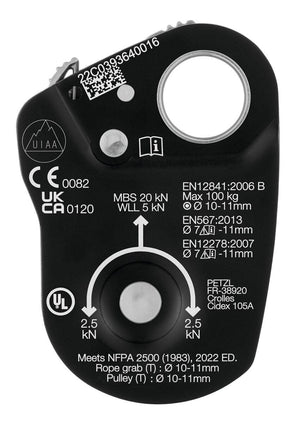 Petzl Carrucola bloccante MINI TRAXION 