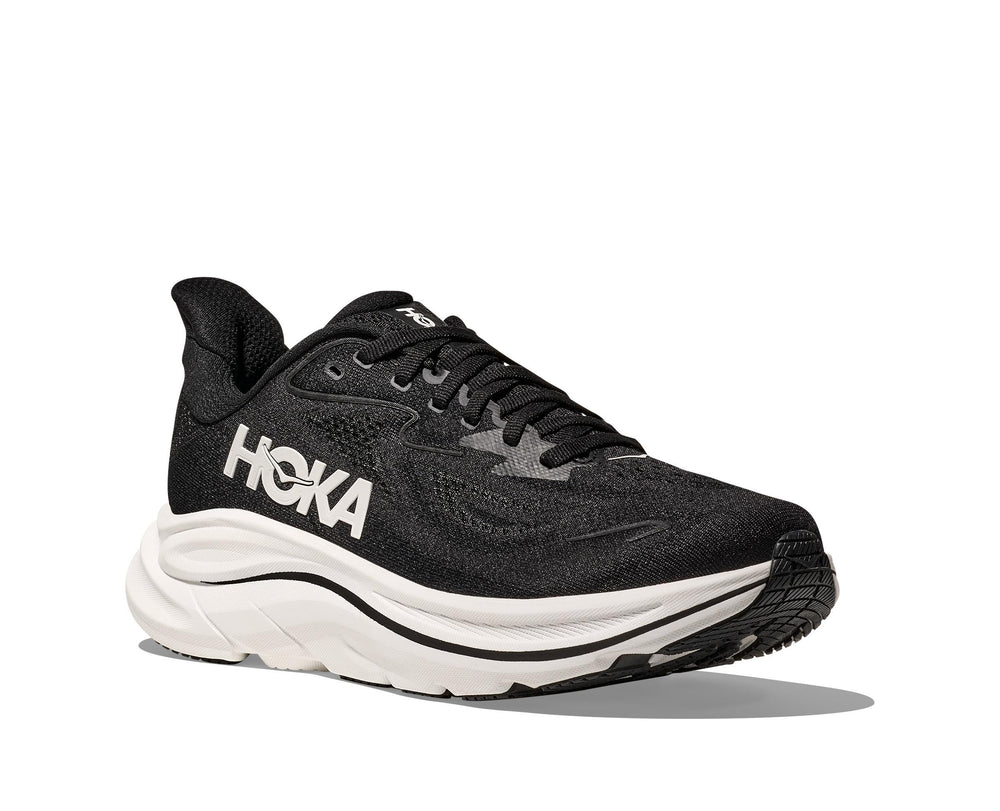 Hoka CLIFTON 10 WIDE Black/White 