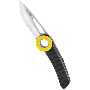 Petzl SPATHA Coltello moschettonabile Nero 