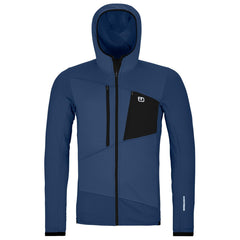 Ortovox FLEECE Grid Hoody Blue Nunatak 