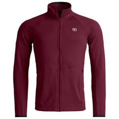 Ortovox FLEECE Light Grid Jacket Red Malbec 