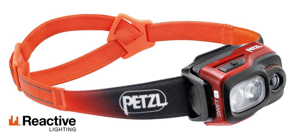 Petzl Lampada SWIFT® RL 1100 Lumen Rosso 