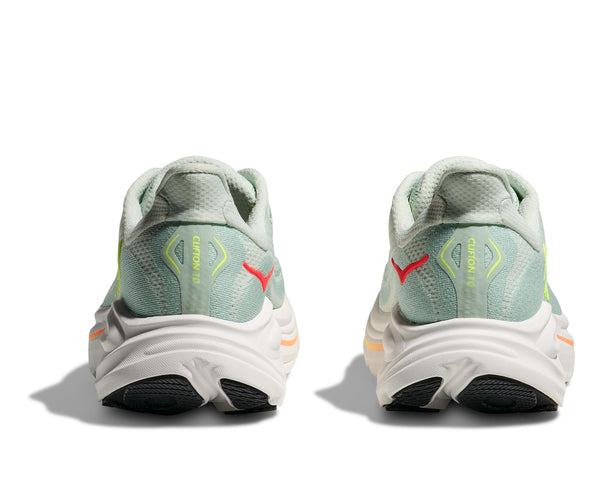 Hoka CLIFTON 10 W Sea Glass/Neon Flame 