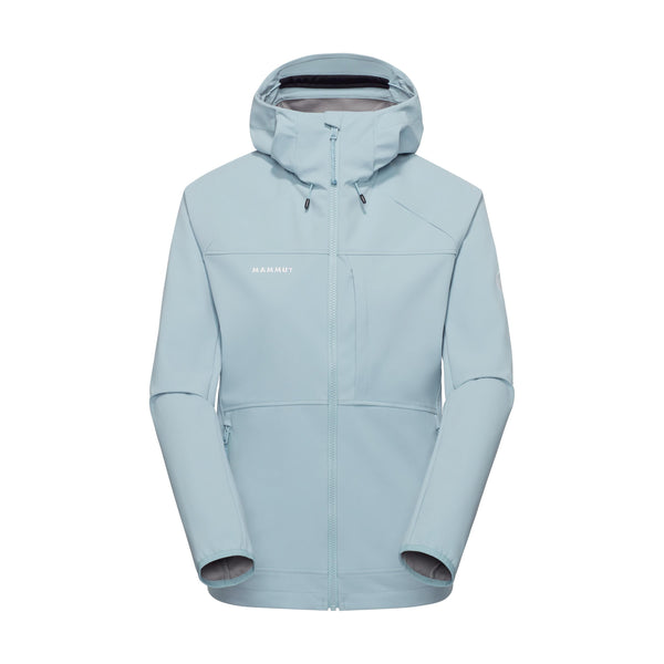 Mammut Women's ULTIMATE Comfort SO Hooded Jacket Nebla 
