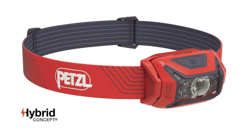 Petzl Lampada ACTIK 450 Lumen Rosso 