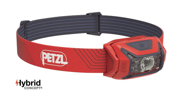 Petzl Lampada ACTIK 450 Lumen Rosso 