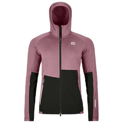 Ortovox Women's FLEECE RIB Hoody Dusk Rose 