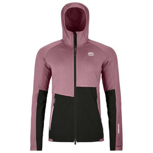 Ortovox Women's FLEECE RIB Hoody Dusk Rose 