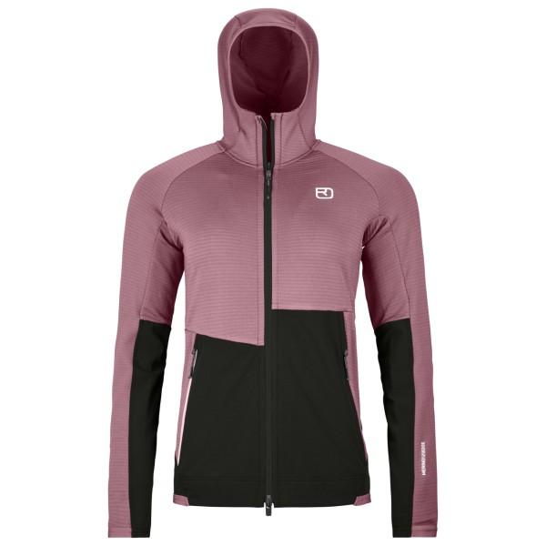 Ortovox Women's FLEECE RIB Hoody Dusk Rose 