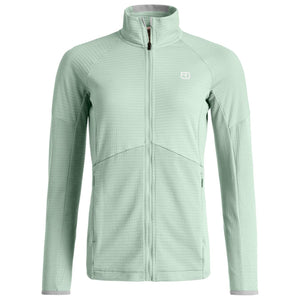 Ortovox Womens' FLEECE Light Grid Jacket Green Acid 