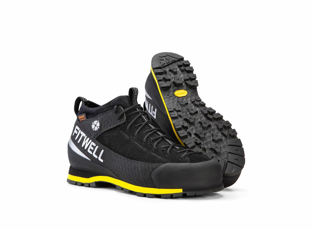 Fitwell Scarpa da approach SPEED antracite/giallo 